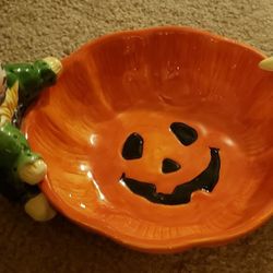 Halloween/Fall Accent Ceramic Bowl
