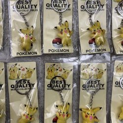 31pcs Pokémon Pikachu Keychains