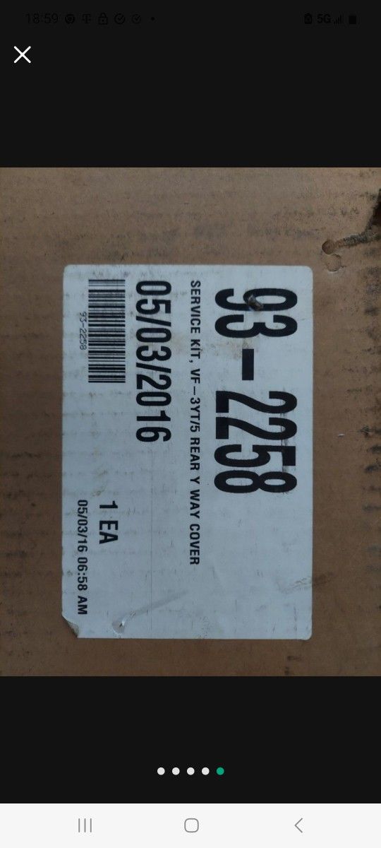 Haas VF3 3YT Way Rear Table Cover