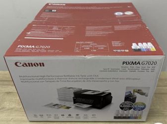 Canon - PIXMA MegaTank G7020 Wireless All-In-One Inkjet Printer with Fax