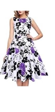 X-Large. I HOT Vintage 1950’s Floral Spring Garden party picnic Dress.