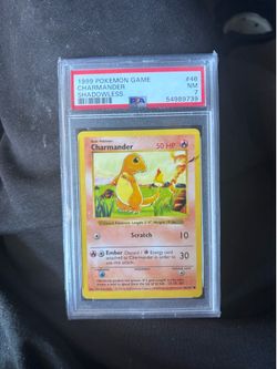 1999 Pokémon charmander psa 7