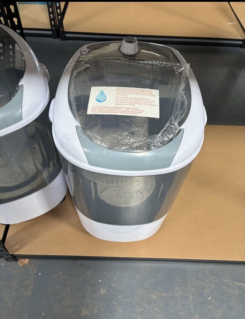 Newly assembled COSTWAY Mini Portable Washing Machine, 5.5 lbs Washing Capacity, Compact Laundry