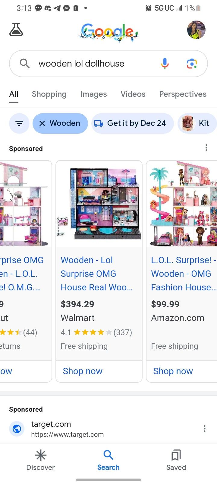 LOL SUPRISE OMG WOODEN DOLL HOUSE Built For Christmas With Dolls