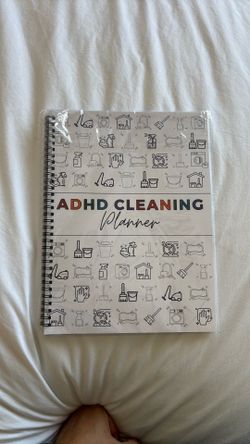 White Tidy Minds ADHD cleaning planner