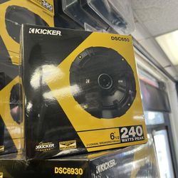 Kicker 6.5 Inch Speakers On Sale For 69.99 