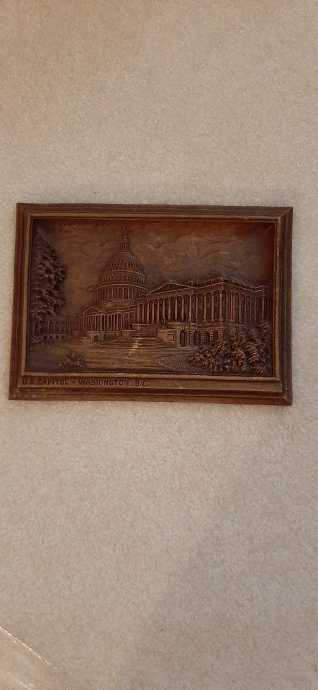 Vintage Washington DC plastic mold form