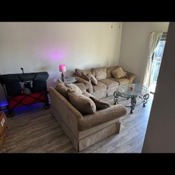 Sofa & Love Seat With End Tables