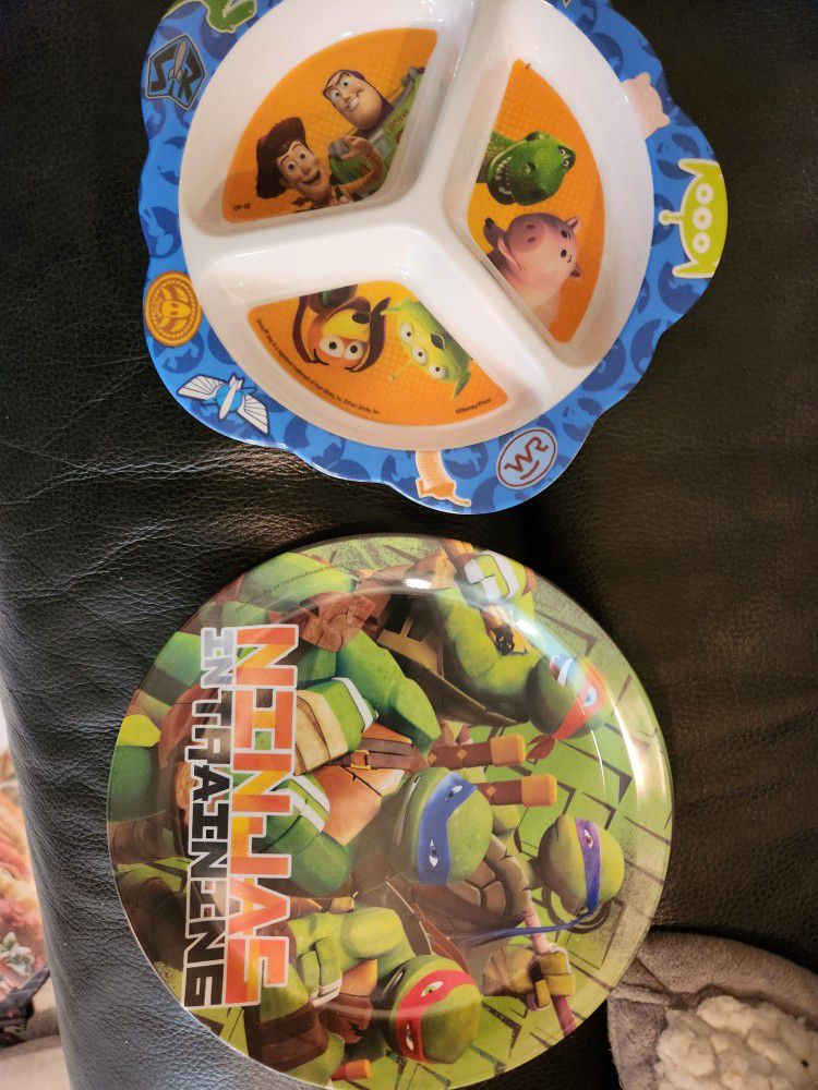 Toy Story And Ninja Plates 