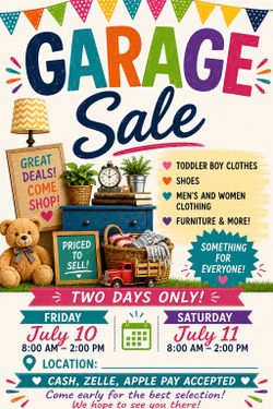 Garage sale!