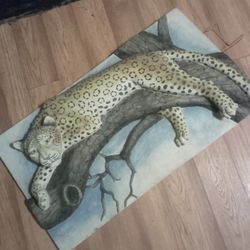 3D Leapord Wall Art