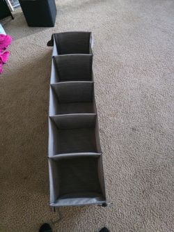 Hanging Closet Organizer – 5 Shelf Fabric Storage