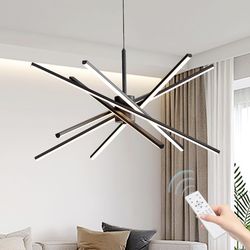 NEW: 33" Sputnik LED Chandelier with Remote