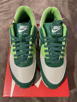 Nike Air Max 90 (St. Patrick’s). Green/white. Size 9men