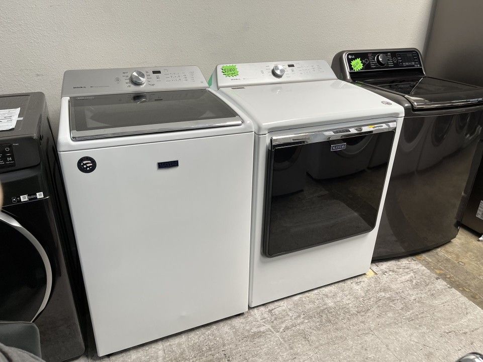 maytag xl washer and dryer set