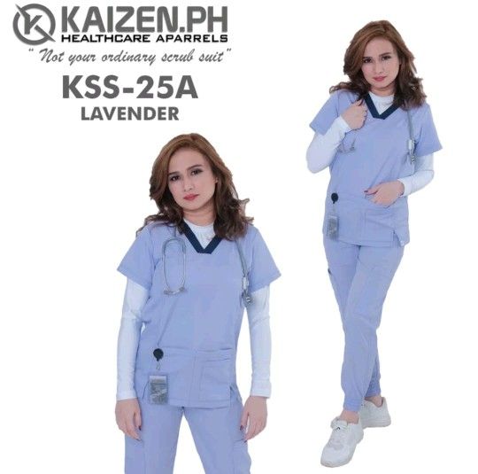 Brand New Scrub Suit / Women's Scrubs / Lavender Color