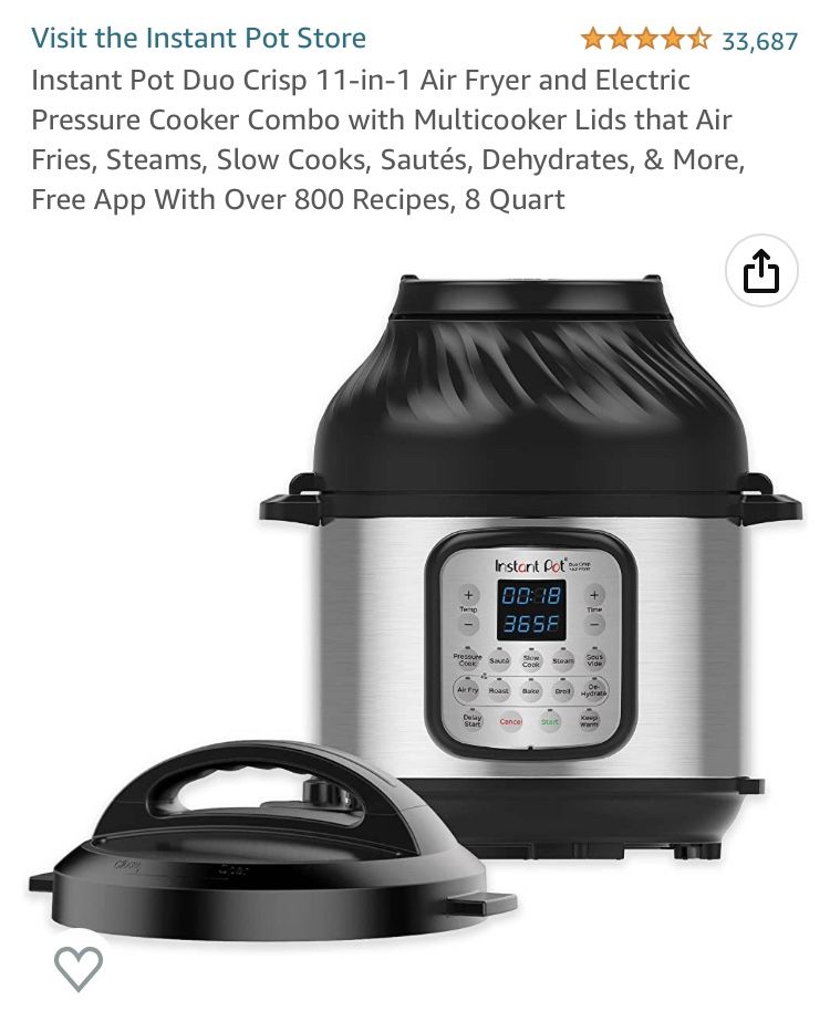 BRAND NEW AIR FRYER $191 ON AMAZON GREAT DEAL