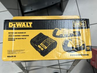 Dewalt 20v Battery Kit! 5.0ah, 2.0ah, Plus The Charger! Brand New In Box! 