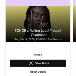 Osamason Show At The Belasco