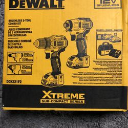 Dewalt 12 V Impact Drill, And Hand Drill 