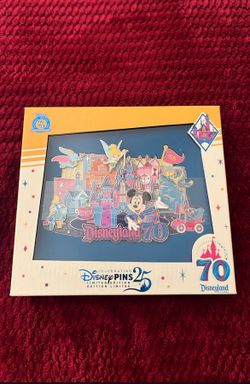 Disneyland Super Jumbo Pin 70th anniversary