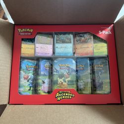 Ascended Heroes 5 Pack Tin