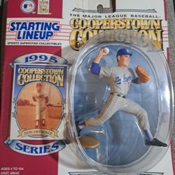 1995 Kenner Starting Lineup Cooperstown Collection DON DRYSDALE Figure w/ Card