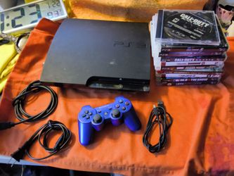 Sony PS3 with 11 games, one controller. All hookups works great will not separate