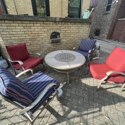 4 Chairs With Cushions  