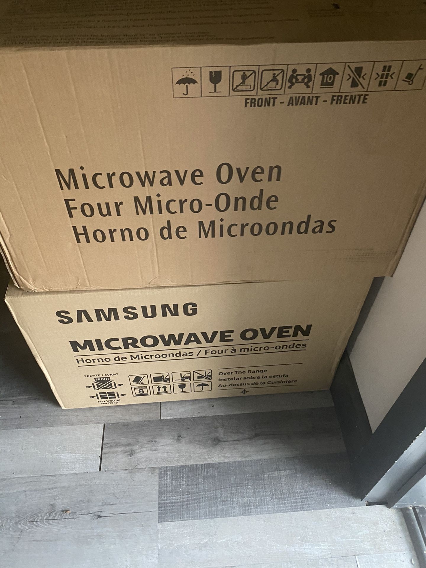 Over The Range Stainless Steel Microwaves