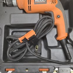 Rdgid Drill And Carrying Case