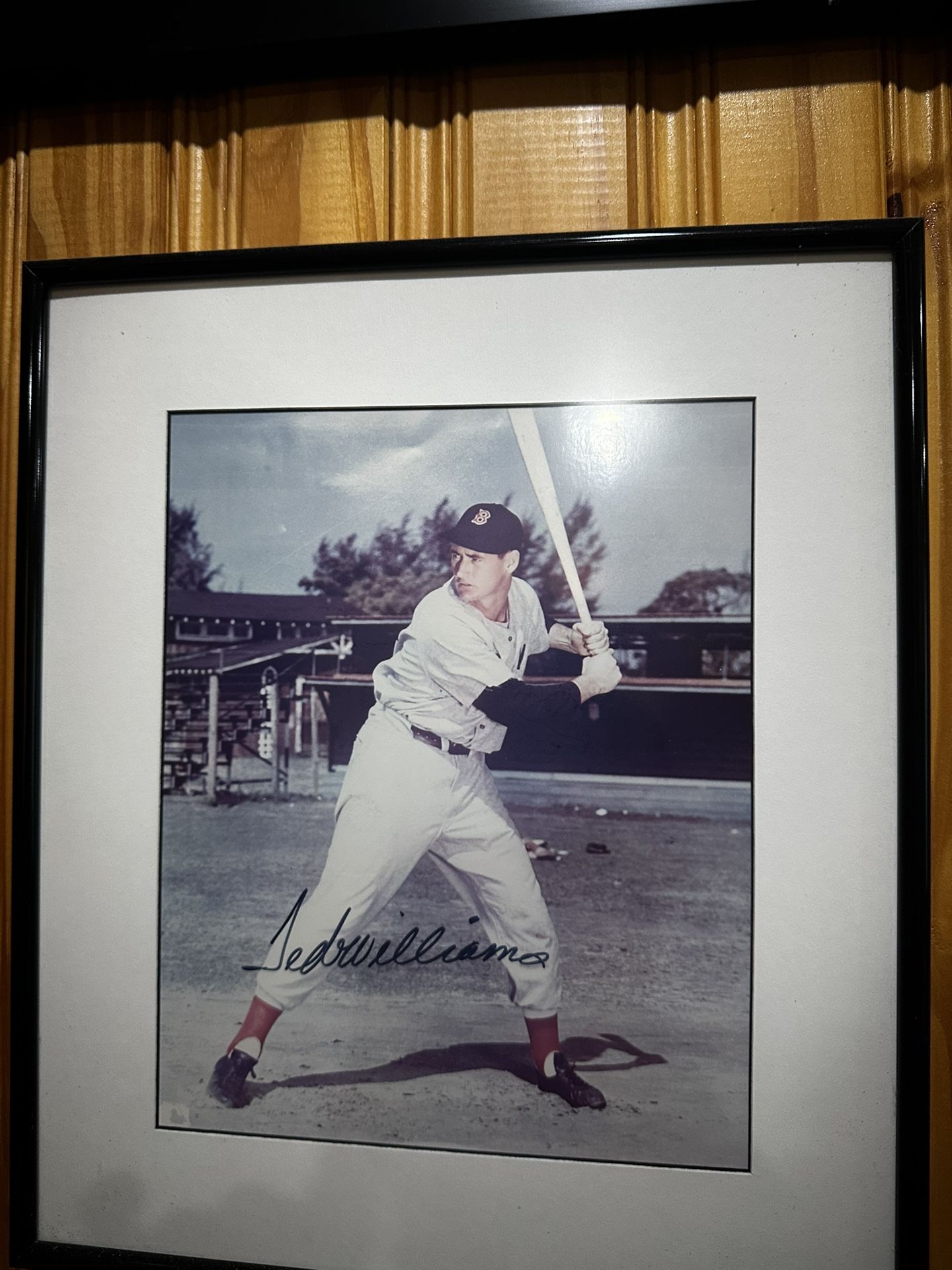 Ted Williams Signed Picture