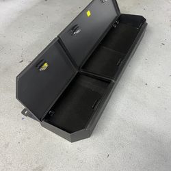 2007-2019 CREW CAB GMC SIERRA CHEVY SILVERADO UNDERSEAT GUN SAFE LOCK BOX CONSOLE