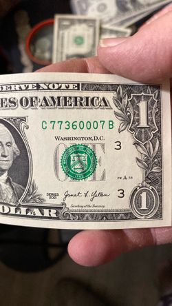 Uncirculated bills $1.00 Uncirculated bills