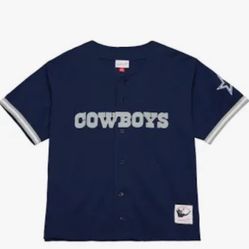 Dallas Cowboys Throwback Baseball Jersey