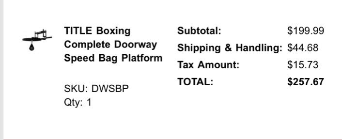 Boxing Speed Bag