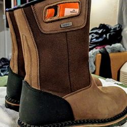 Ridgecut Men's Steel Toe Wellington Boots (waterproof) size -12