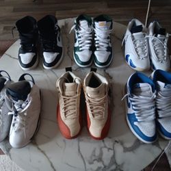 Nearly New Jordan Sneakers!

We are selling several pairs of gently used Jordan's, most of which were only worn 1-2 times before they were outgrown.