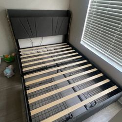Full Size Bed Frame With Storage