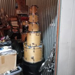 Taye 7Piece Maple Drum Set.