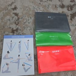 Resistance band set, new
