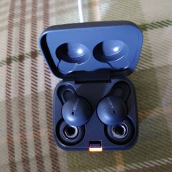 OEM Sony WF-L900 YY2953 LinkBuds Wireless Earbuds with Charging Cradle Case - Gray