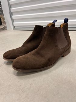 Men’s Dark Brown Suede Chelsea Boots