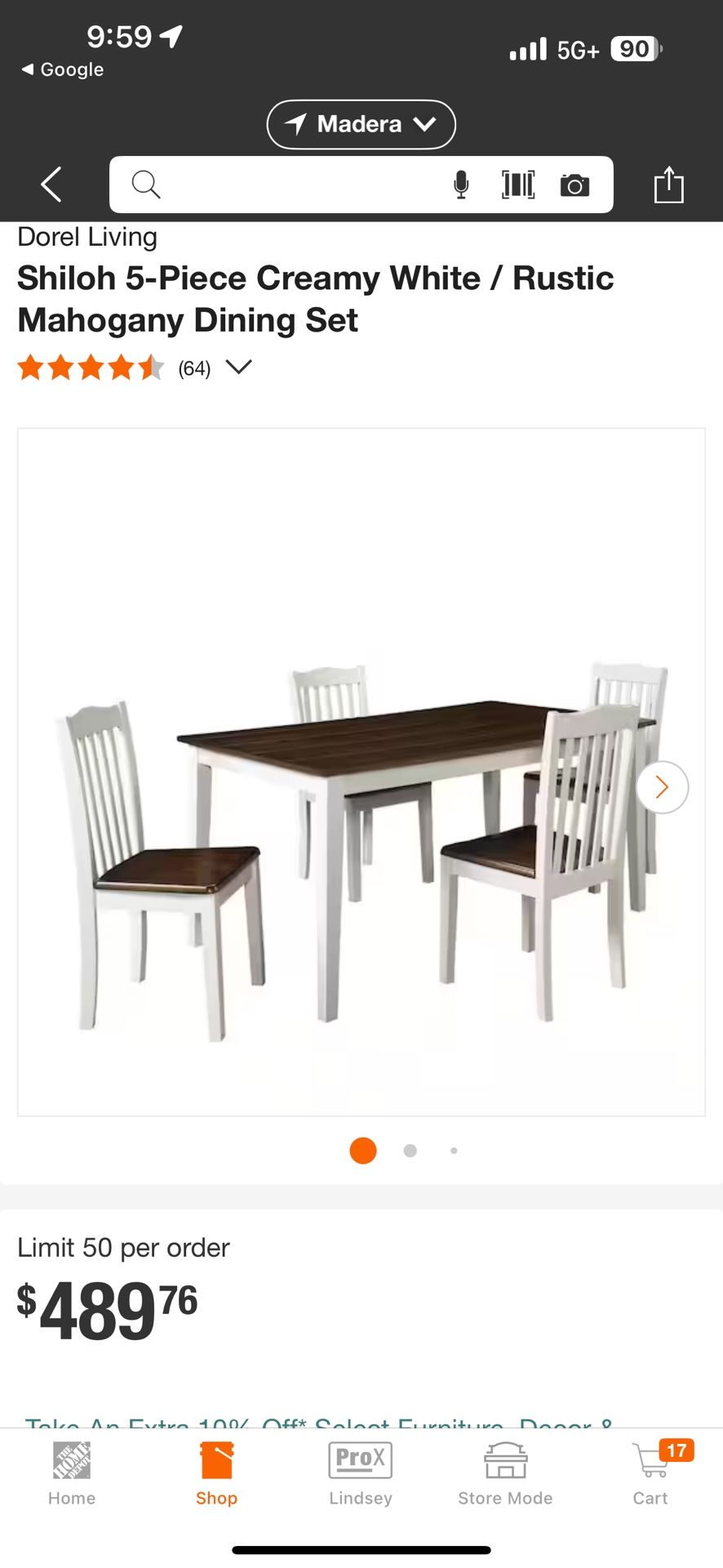 Kitchen Table- NEW IN BOX