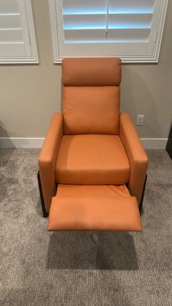 Faux Leather Recliner