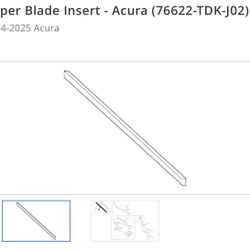 Windshield Wiper Inserts