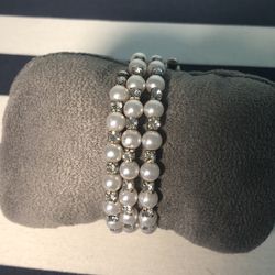 Pearl & Cubic Zirconia Bracelet