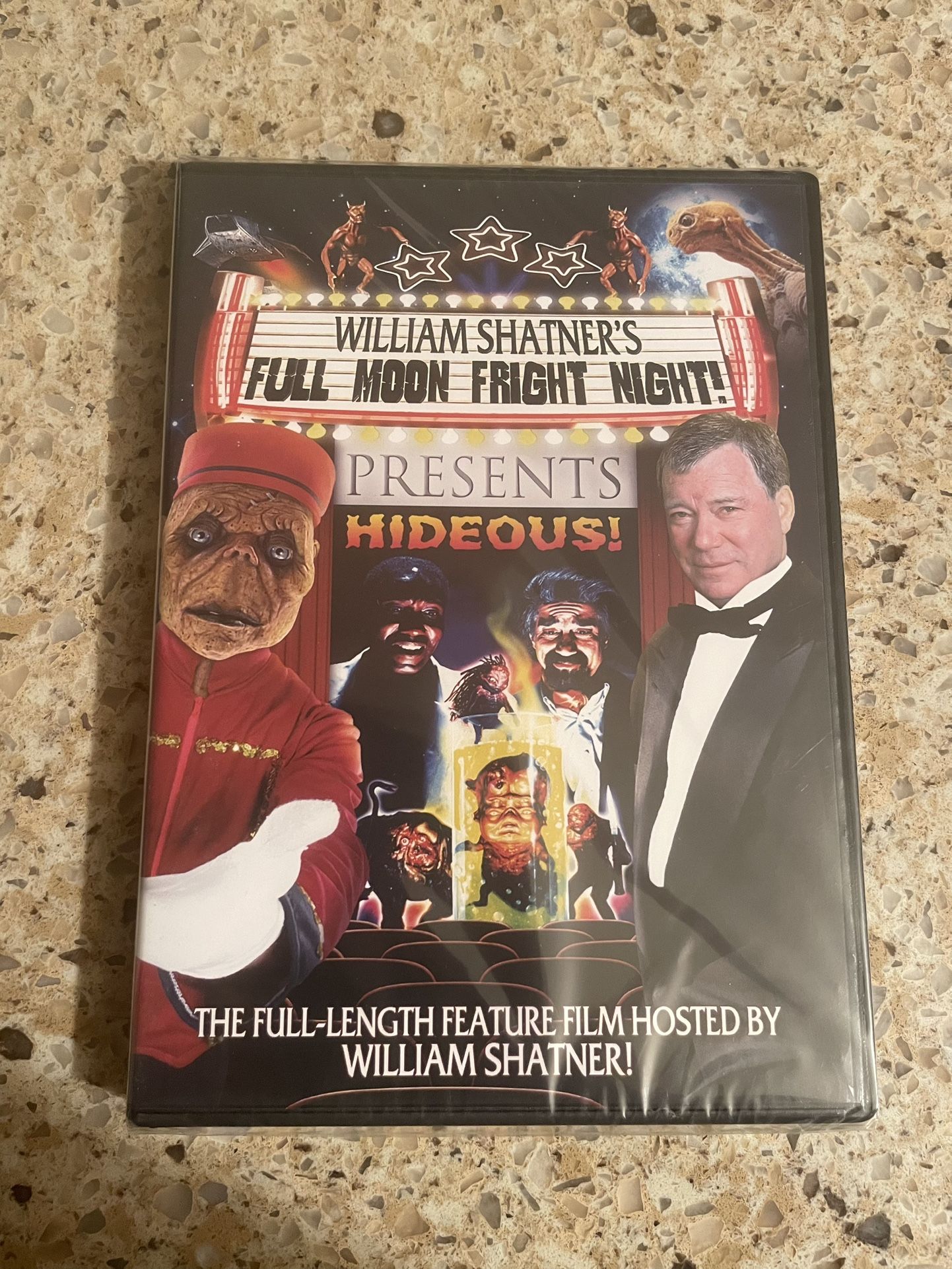 William Shatner full moon fright night (DVD)