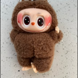 👜 Hollywood, Florida – Lafufu Brown Plush Keychain – $8