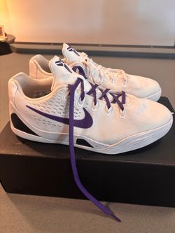 Nike Kobe Low-Top Sneakers White Purple